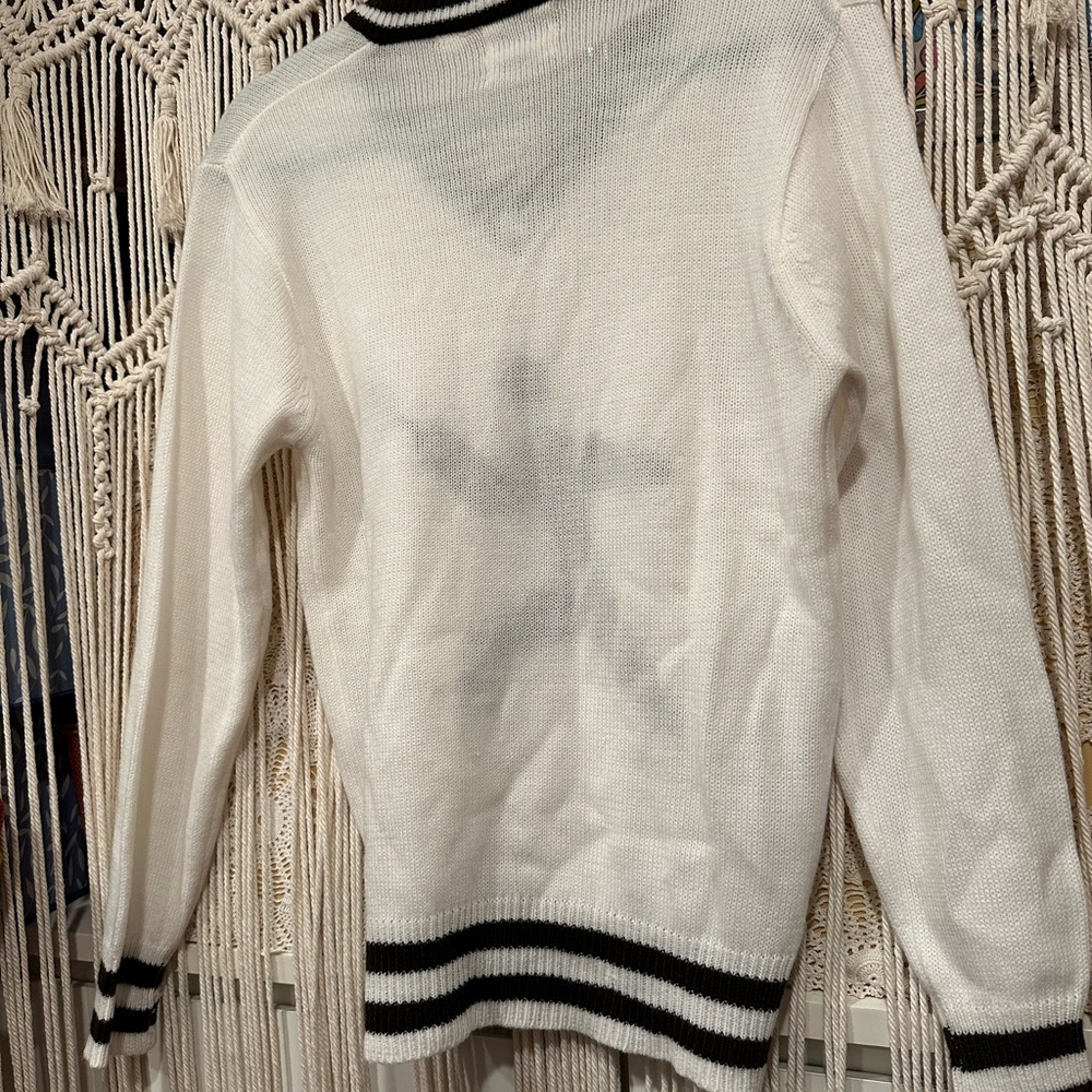 Vintage rare unisex fruit of  loom golden harvest collection sweater tennis puf - Picture 5 of 12